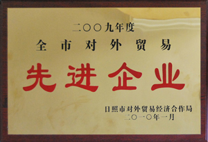 2009年度全市對(duì)外貿(mào)易先進(jìn)企業(yè).jpg